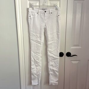 genetic denim “the shane” white jeans